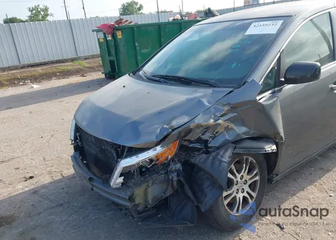 2012 Honda Odyssey Ex из США, поврежденный, VIN 5FNRL5H44CB109733